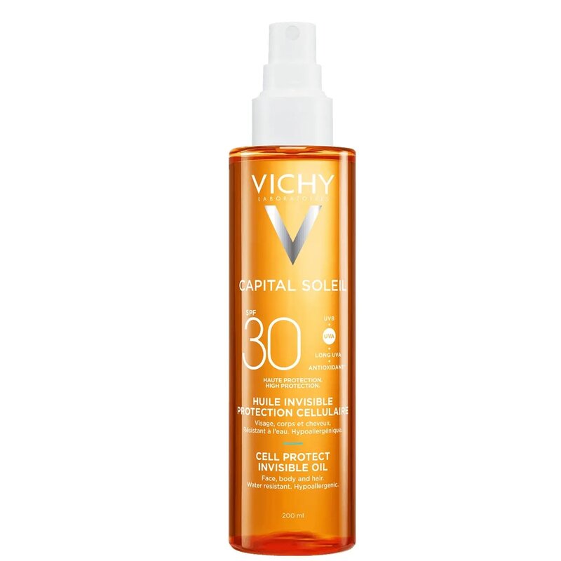 Масло солнцезащитное Виши (Vichy) Capital Soleil увлажняющее SPF30 200 мл