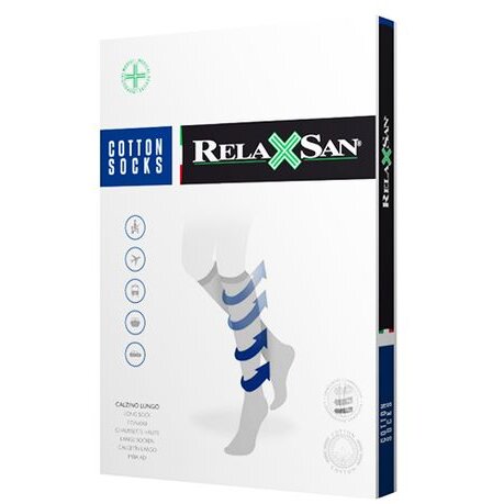 Гольфы Релаксан Cotton socks мужские 18-22 мм размер 2 хлопковые черные