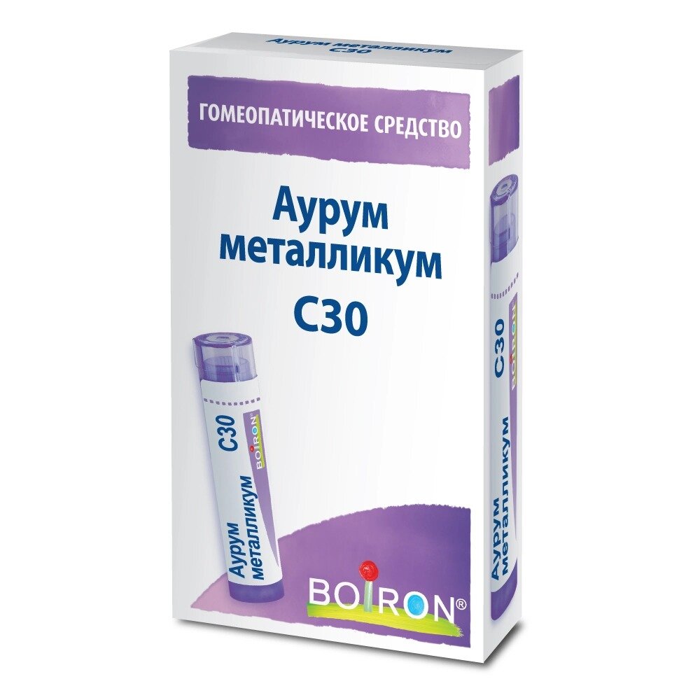Аурум металликум гранулы гомеопатические С30 4 г