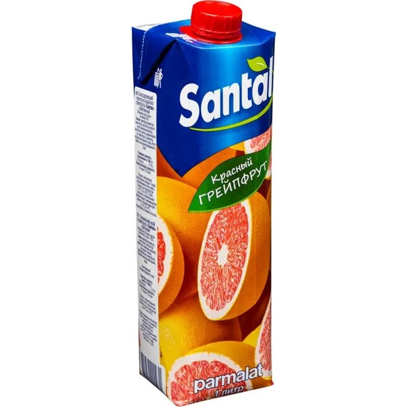 Напиток Santal красный грейпфрут 1 л