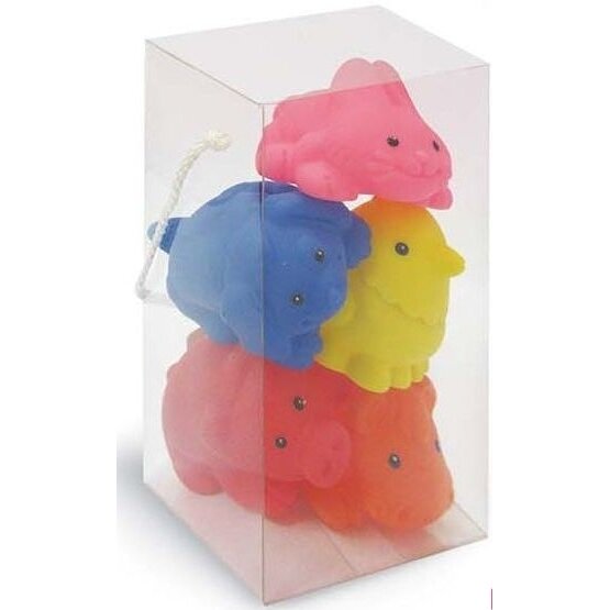 Сказка набор 7025 игрушки домашние животные в пластмассовой коробке