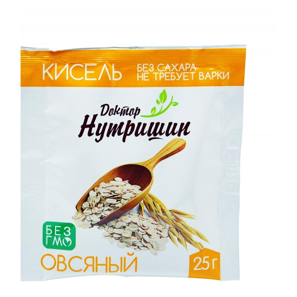 Доктор Нутришин Царевщино кисель овсяный без сахара пакет 25 г