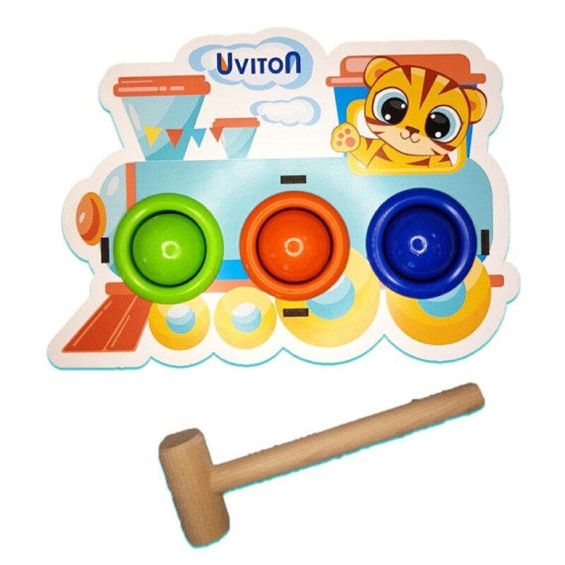 Игрушка развивающая-стучалка Uviton Паровозик