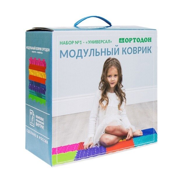 Массажный коврик Ортодон набор Универсал (8 пазлов)
