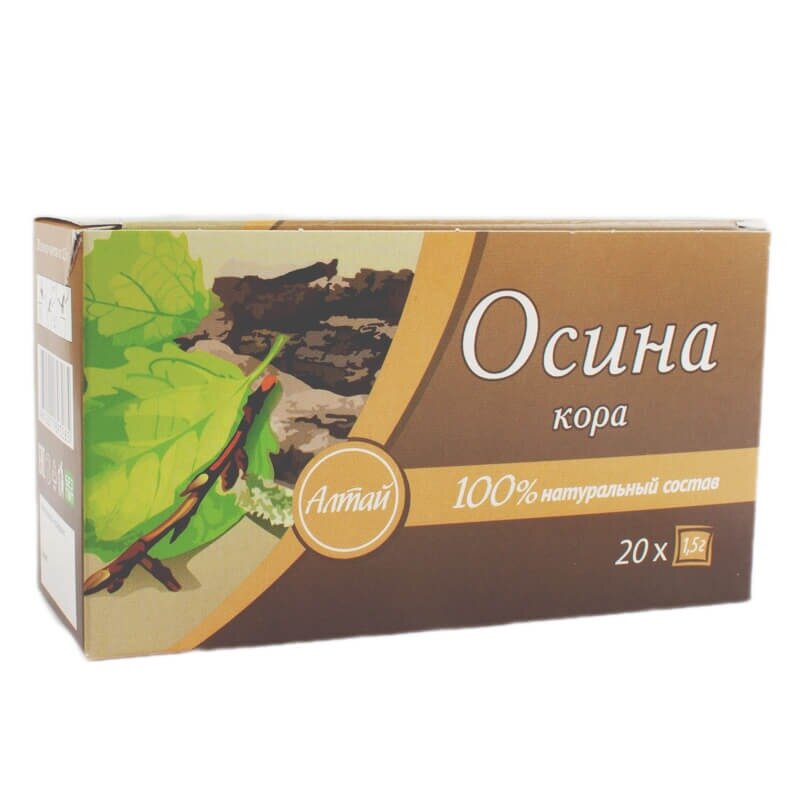 Осина кора Fito-Алтай напиток чайный фильтр-пакеты 1,5 г 20 шт.