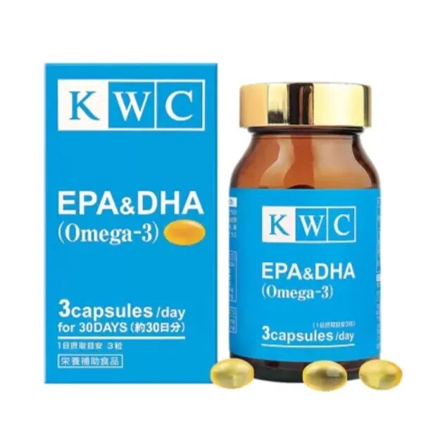 EPA&DHA Омега-3 KWC капсулы 690 мг 90 шт.