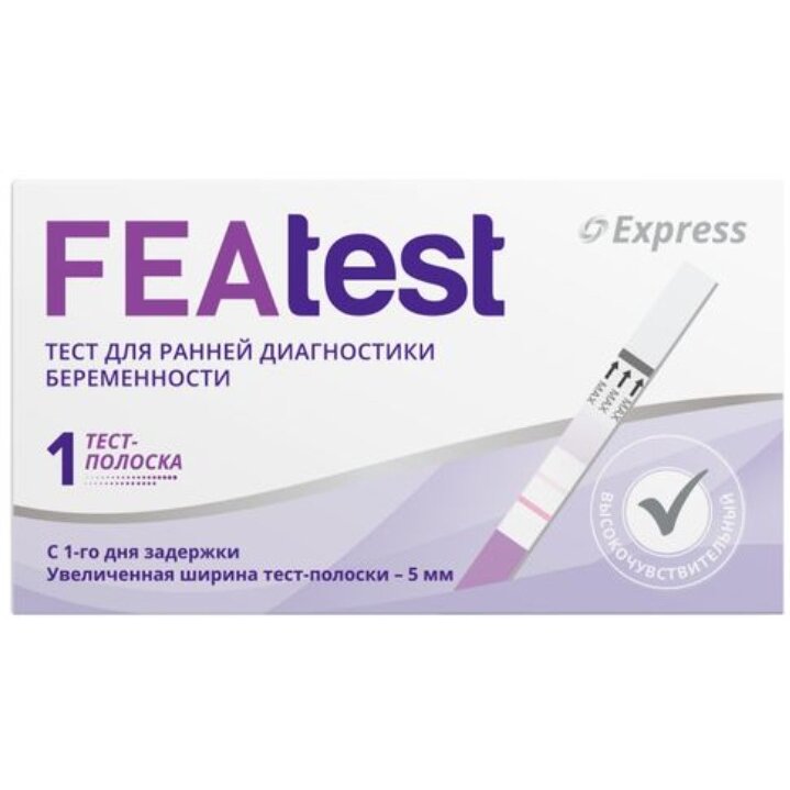 FeaTest/MiaTest Know Now Тест для определения беременности 1 шт.