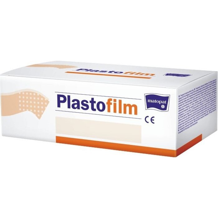 Пластырь Matopat plastofilm фиксирующий микропористый прозрачный 2,5 x 500 см 16 шт.