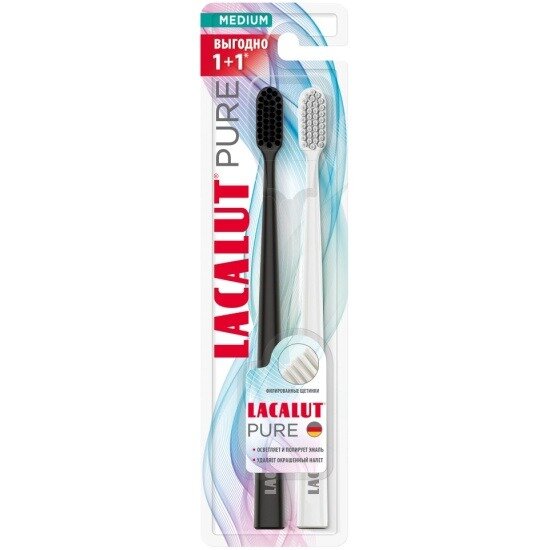 Зубная щетка Lacalut Pure Medium 2 шт.