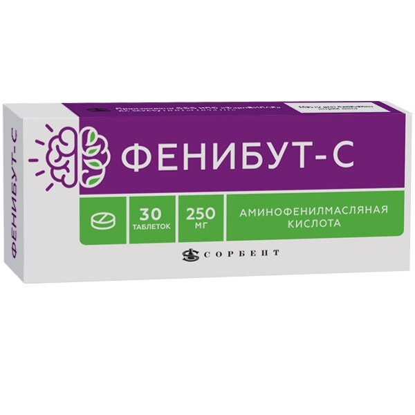 Фенибут-С таблетки 250 мг 30 шт.