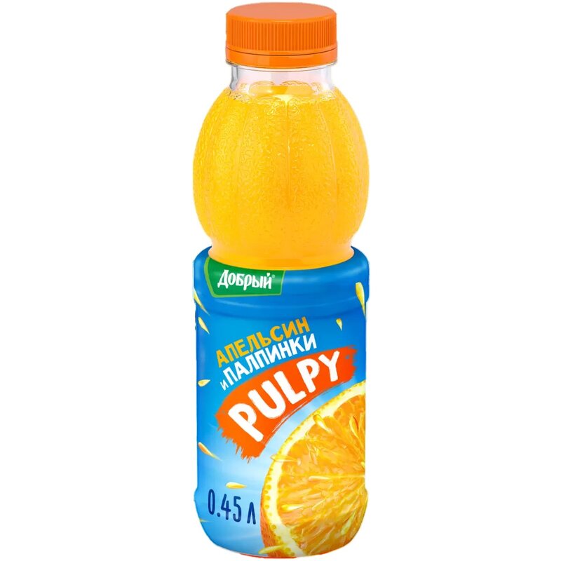 Добрый палпи сок с мякотью 0.45 л апельсин