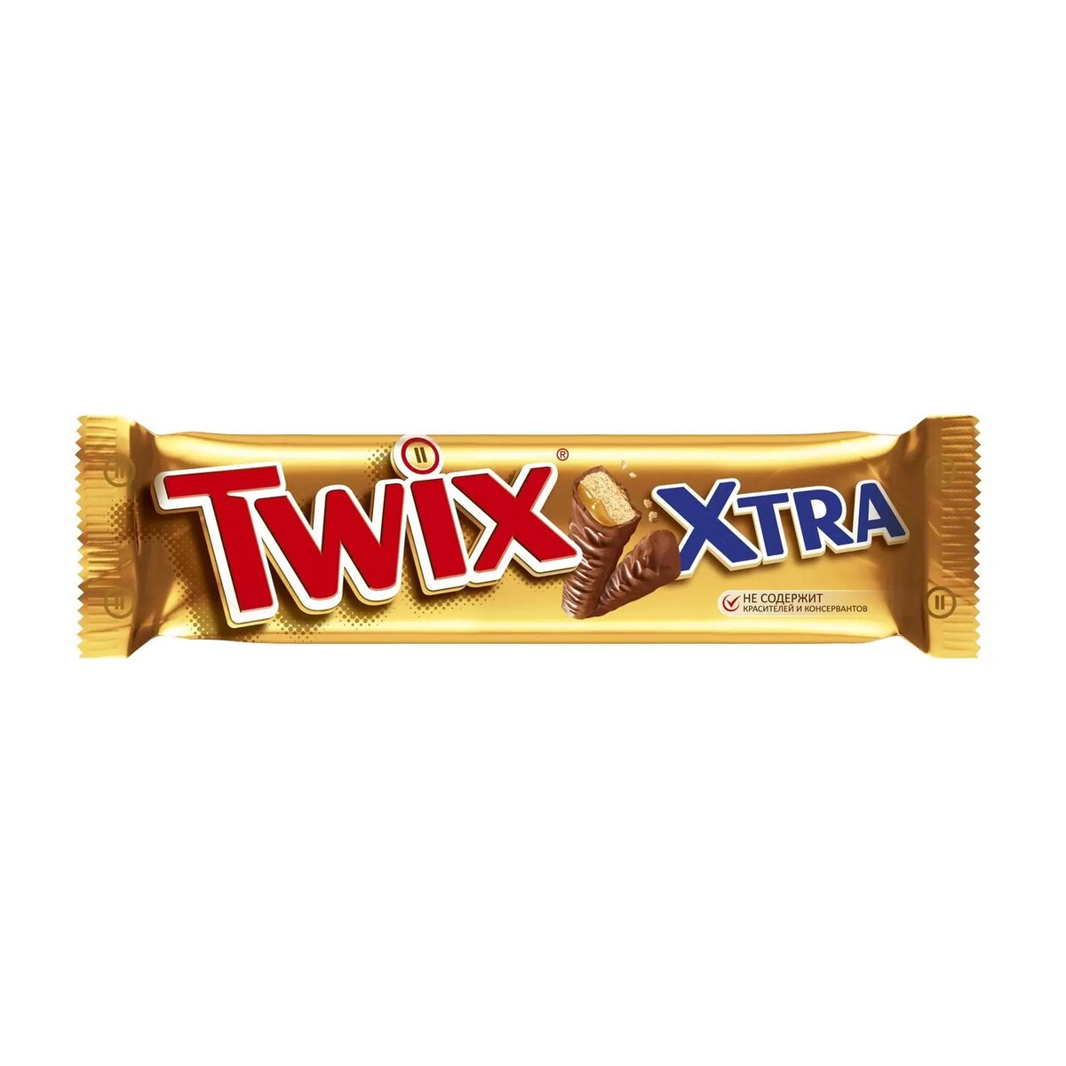Шоколадный батончик Twix extra 82 г