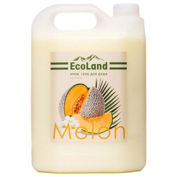 Гель-крем для душа EcoLand Melon c ароматом дыни 5 л