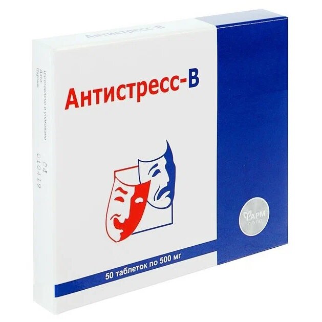 Антистресс-В ФармГрупп 500 мг таблетки 50 шт.