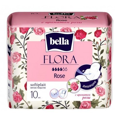 Прокладки Bella Flors Флора Rose 10 шт.