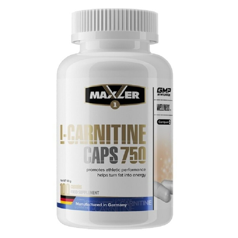 L-carnitine Макслер (Maxler) капсулы 750 мг 100 шт.