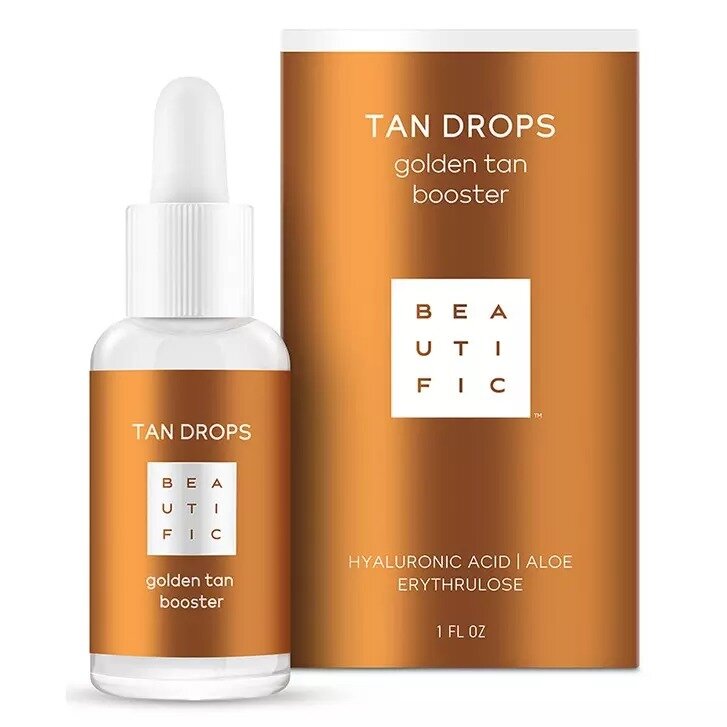 Сыворотка-капли для лица Tan Drops с эффектом загара 30 мл