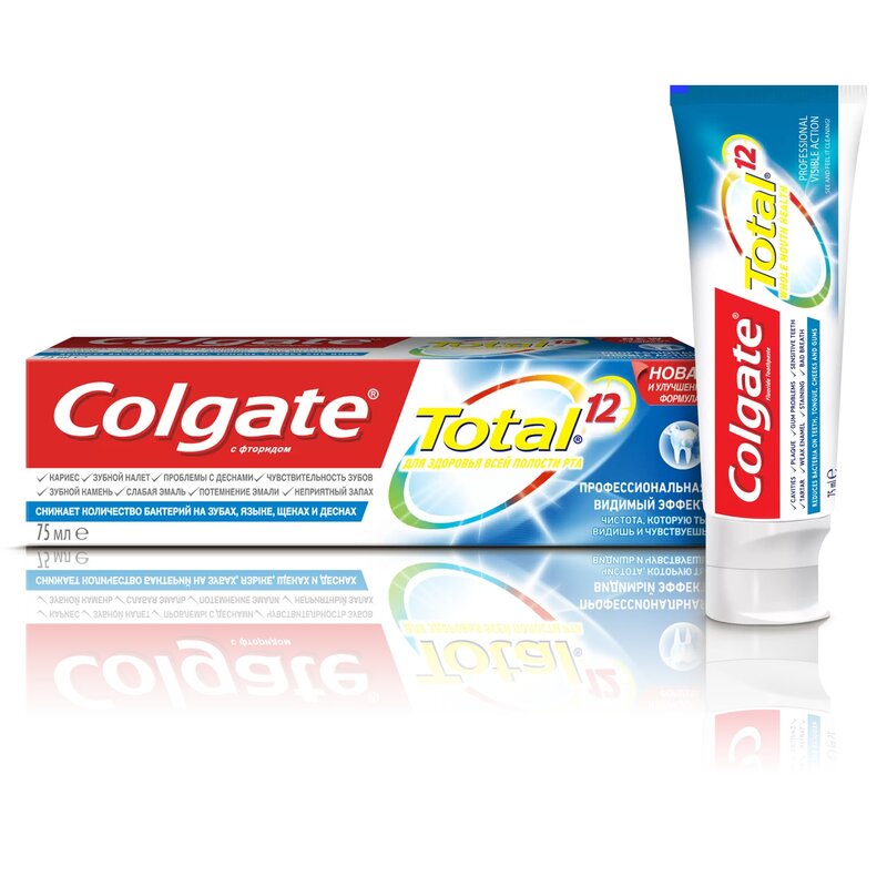 Зубная паста Colgate Total Профессиональная Видимый Эффект 75 мл