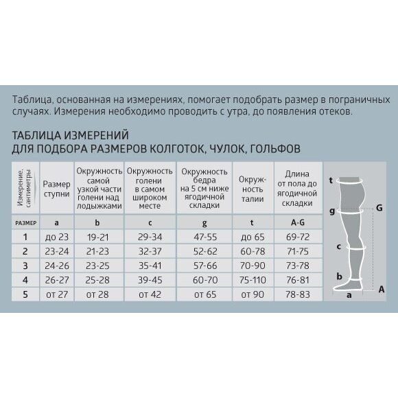 Чулки компрессионные B.Well Med JW-222 Natural с ажурным верхом 2 класс размер 3