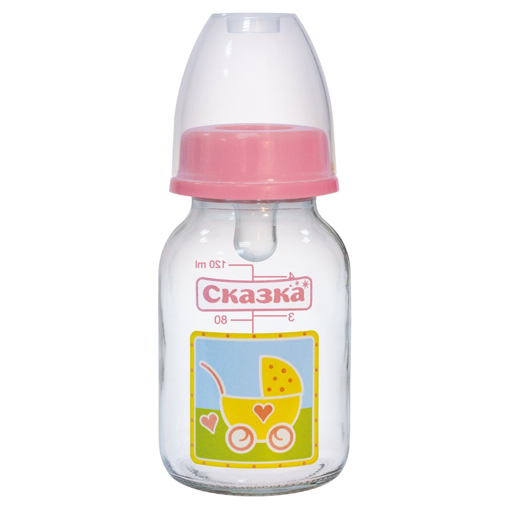 Сказка рожок стекло 120мл 1118 любой цвет