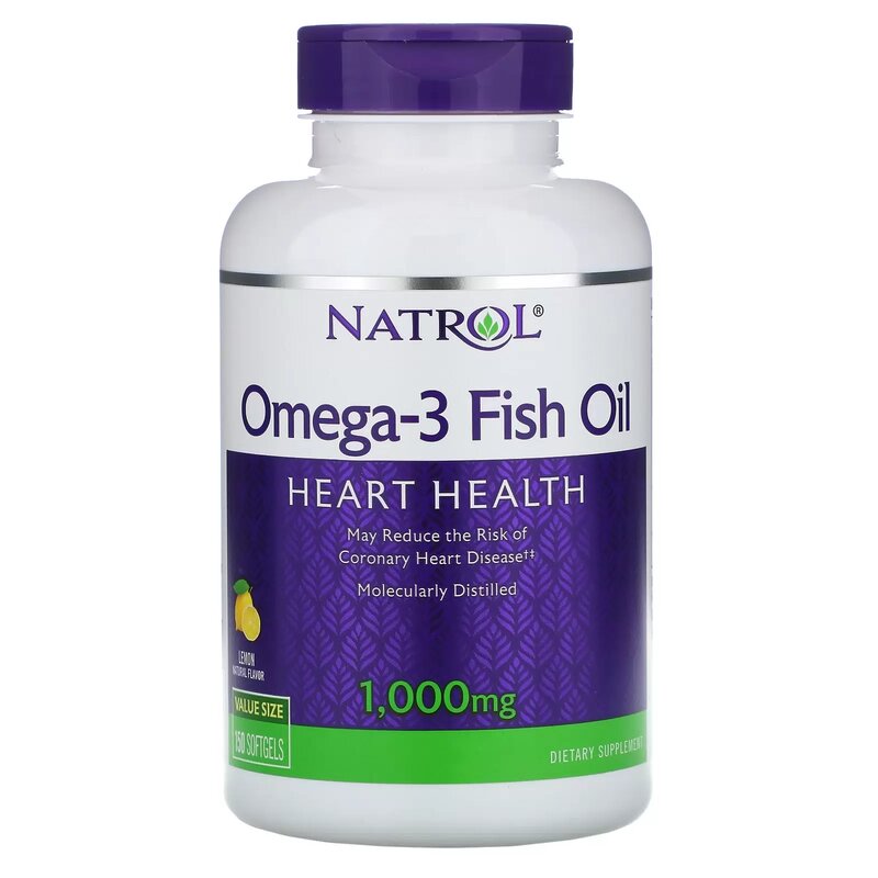 Рыбий жир Омега-3 Natrol капсулы 1000 мг 150 шт.