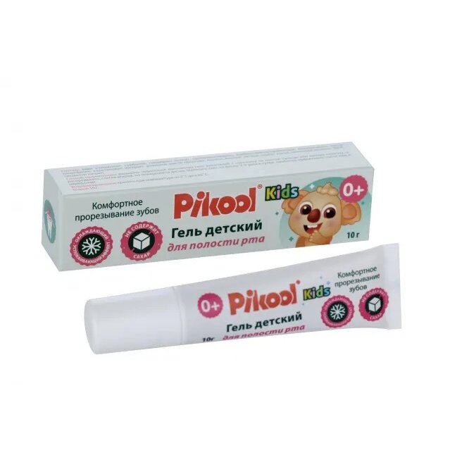 Гель детский для полости рта Pikool охлаждающий и успокаивающий 10 г
