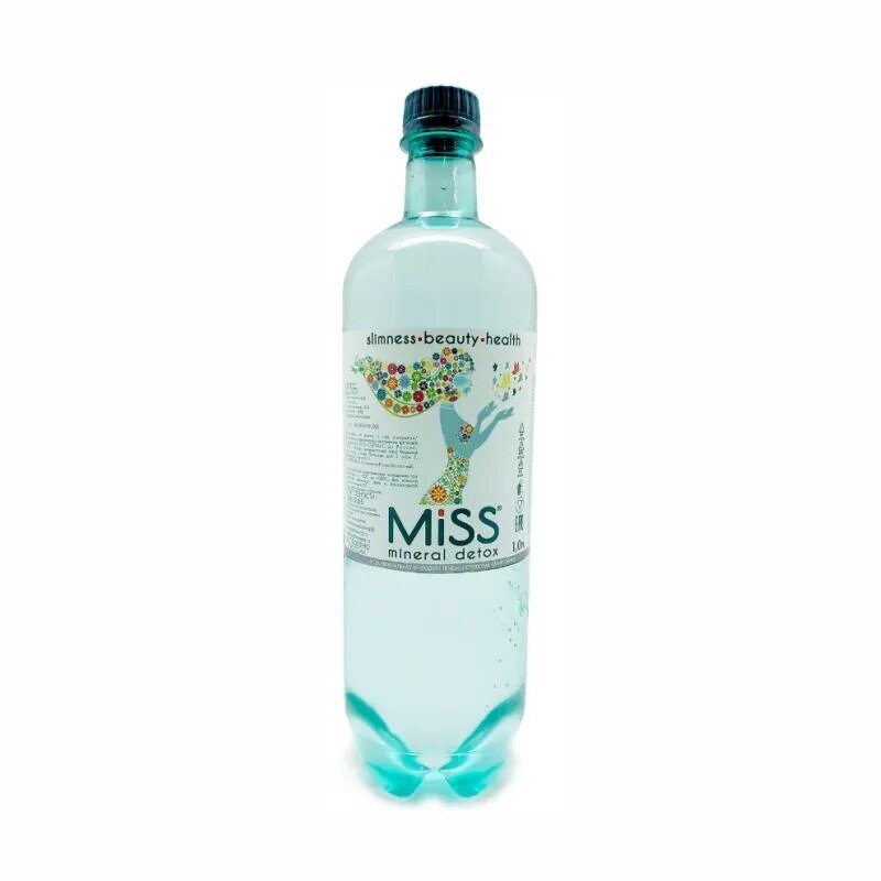 Вода минеральная Стелмас-Mg Miss Mineral Detox газированная ПЭТ 1 л