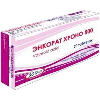 Энкорат Хроно таблетки пролонгированного действия 500 мг 30 шт.