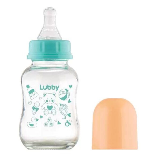 Бутылочка с силиконовой соской Лабби (Lubby) 13739 120 мл