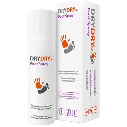 Антиперспирант для ног DryDry De Foot Spray 100 мл