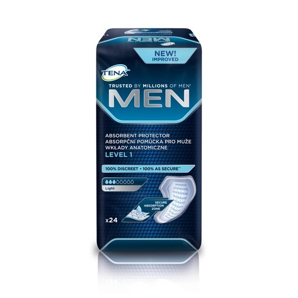 Урологические прокладки для мужчин TENA Men уровень1 24 шт.