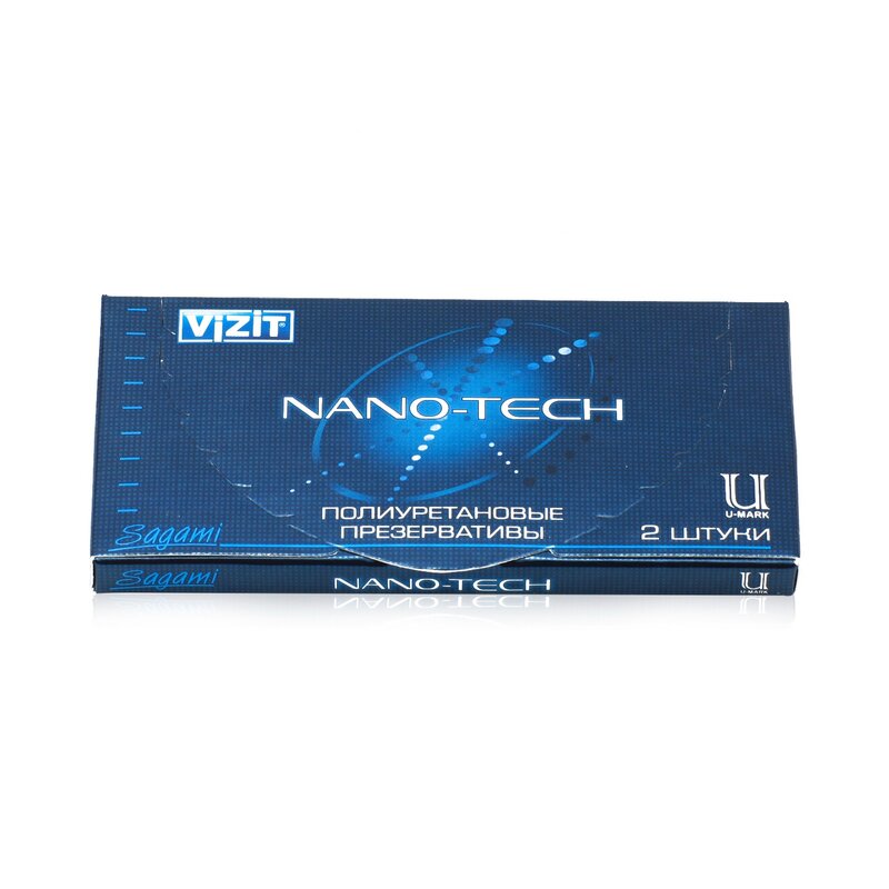 Презервативы Визит (Vizit) Nano-tech Полиуретановые 2 шт.