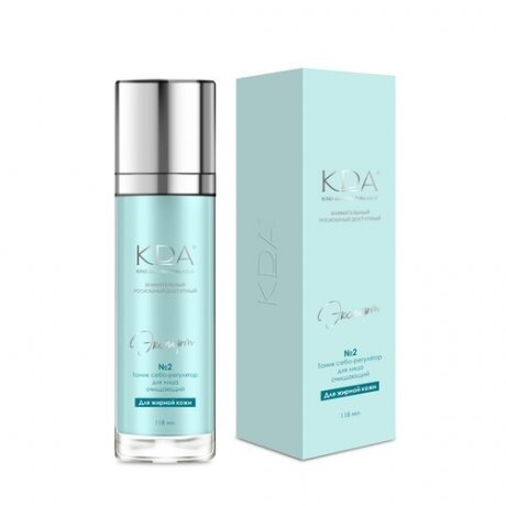 Тоник себо-регулятор для лица КДА (KDA) Эксперт №2 Очищающий 118 мл