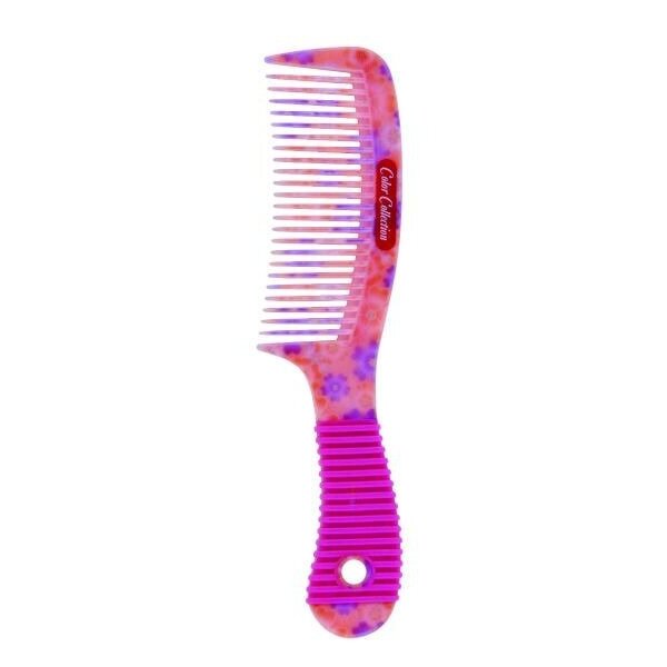 Гребешок Inter-Vion для волос с прорезиненной ручкой