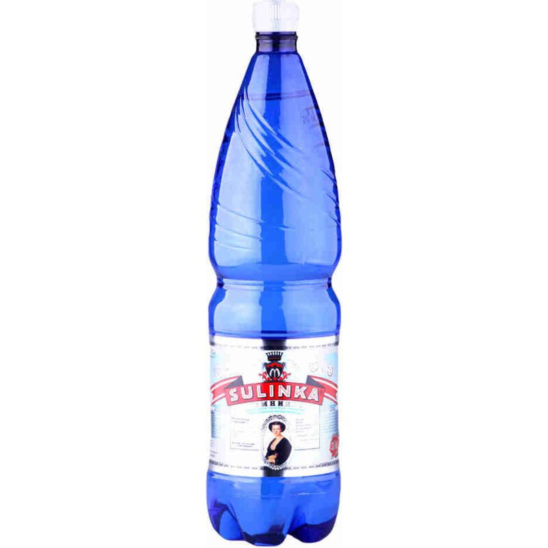 Вода минеральная Сулинка кремниевая газированная 1,25 л бутылка 1 шт.