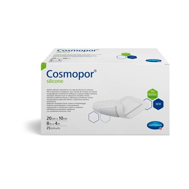 Повязка Cosmopor Silicone стерильная 20 см х 10 см 1 шт.