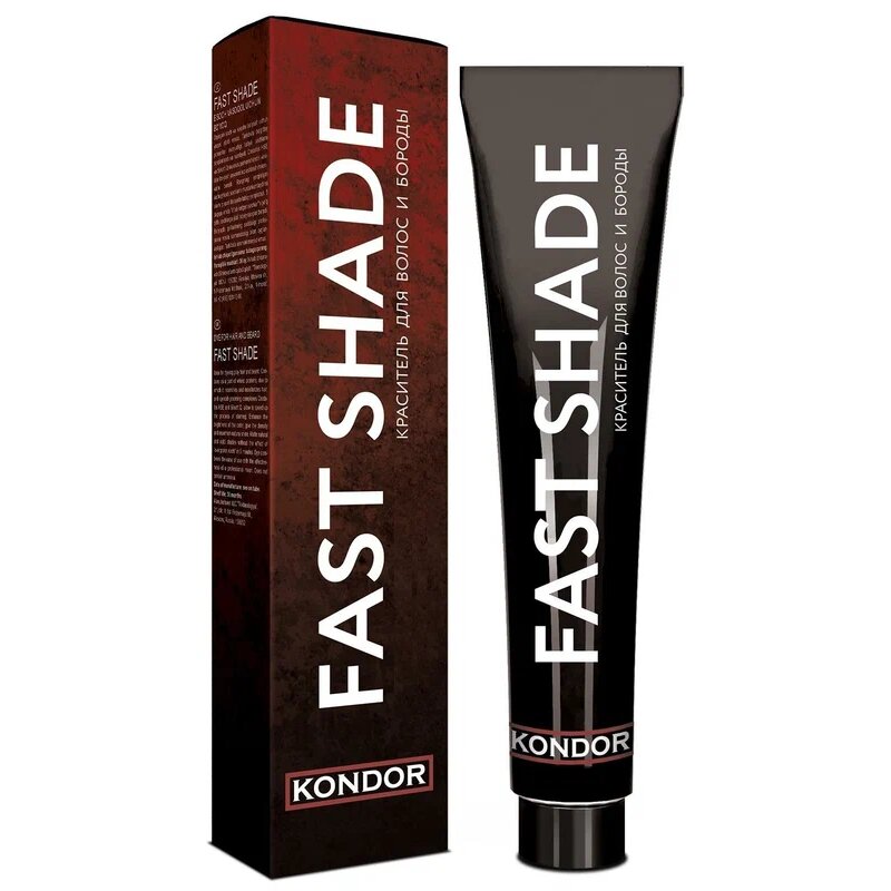 Kondor Fast Shade - Краситель для волос и бороды, тон 3 - тёмный шатен 60 мл