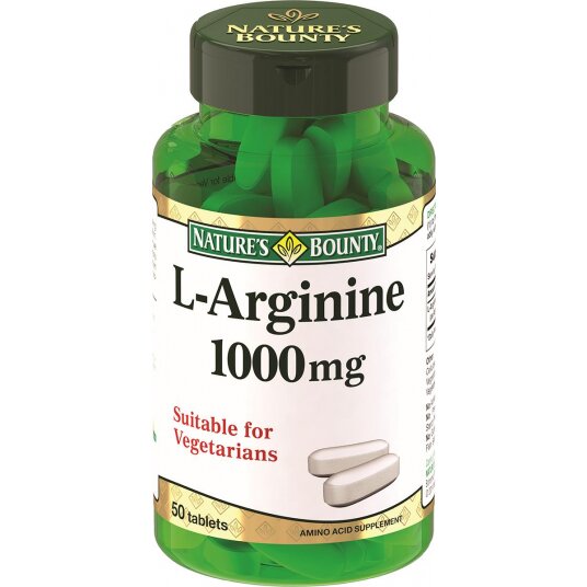 L-аргинин Natures Bounty капсулы 1000 мг 50 шт.