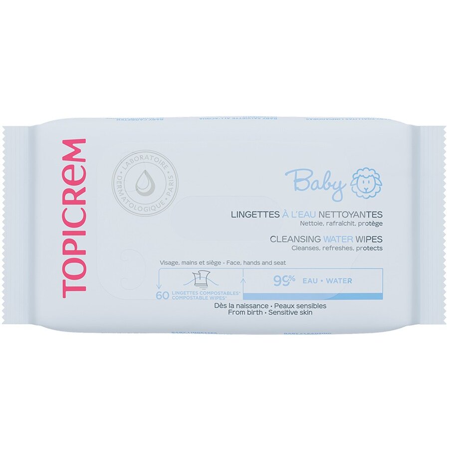 Влажные салфетки Топикрем (Topicrem) 60 шт.