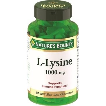 Natures bounty L-лизин таблетки 1000 мг 60 шт.