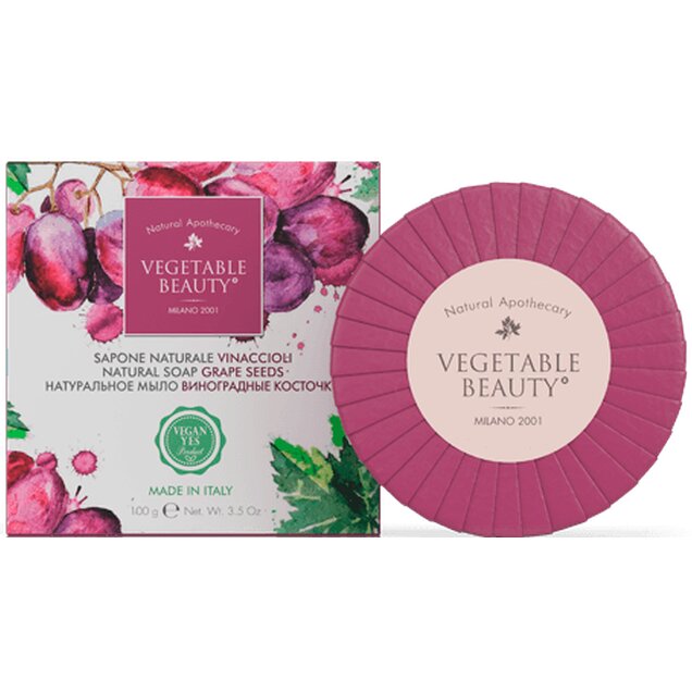 Мыло Vegetable beauty натуральное виноградные косточки 100 г