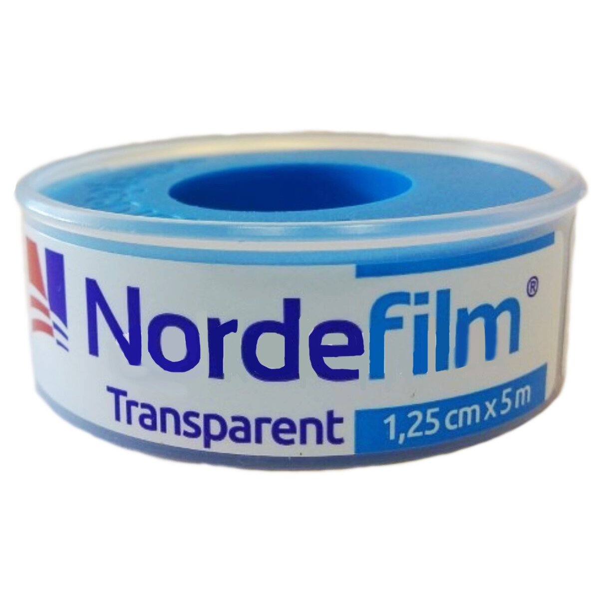 Лейкопластырь Nordeplast Nordefilm медицинский фиксирующий полимерная основа 1,25смх5м