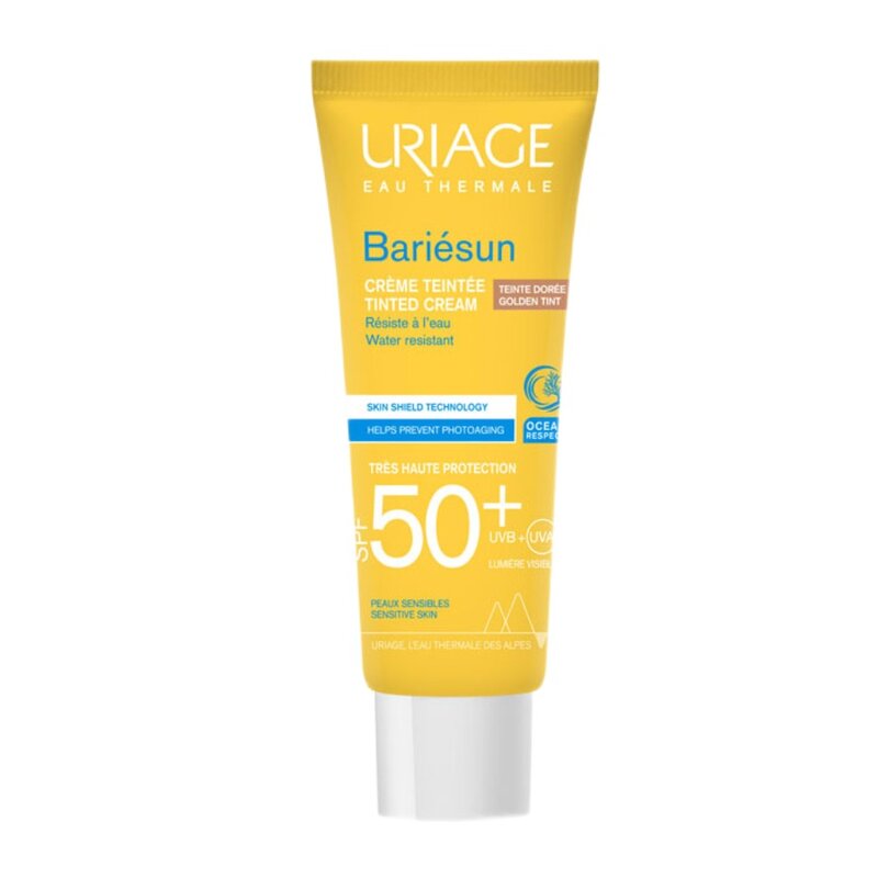 Солнцезащитный тональный крем Uriage Bariesun SPF 50+ Золотистый 50 мл