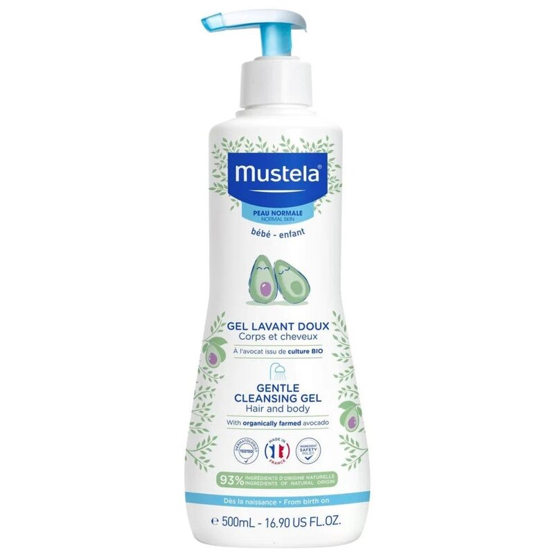 Гель для мытья Mustela Bebe мягкий 500 мл