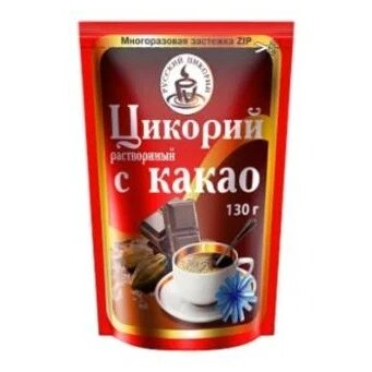 Русский цикорий цикорий растворимый какао zip-дойпак 130 г