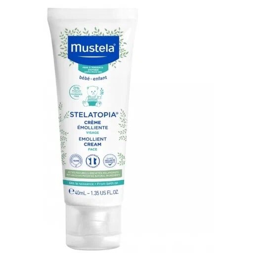 Крем-эмолент для лица Stelatopia Мустела/Mustela 40мл