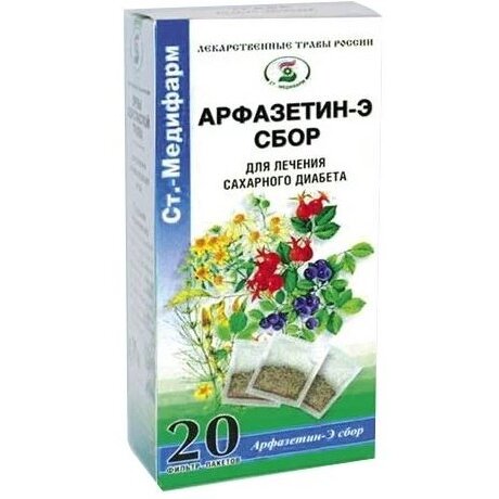 Арфазетин-Э сбор фильтр-пакеты 20 шт.