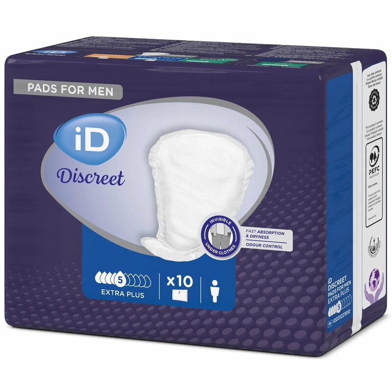 Прокладки урологические для мужчин ID Extra Plus 10 шт.