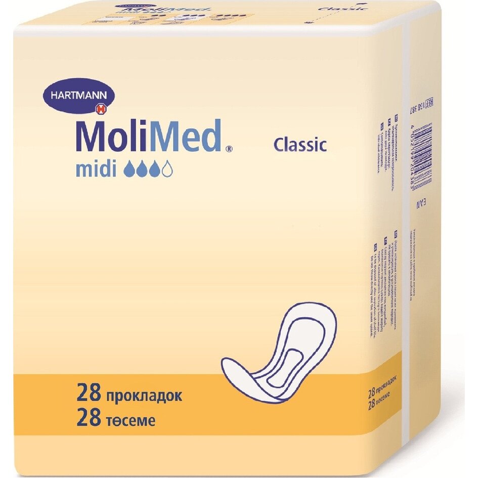 Прокладки урологические Hartmann Molimed Classic Midi 28 шт.