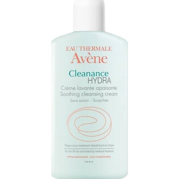 Крем для проблемной кожи лица и тела Avene Hydra Cleanance очищающий успокаивающий 400 мл